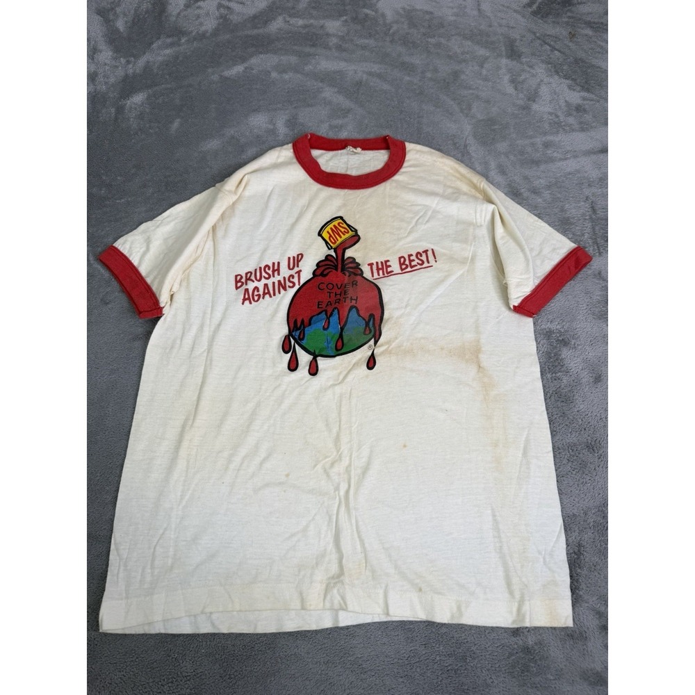 Vintage 80s Sherman Williams Paint Promo T Shirt Men's Size XL White